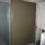 Verputzte Wand