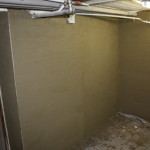 Kellerwand verputzen