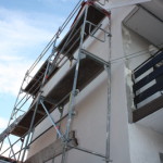 Fassade Scheibenputz
